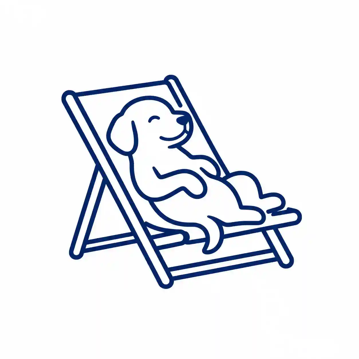 Icone représentant le chien en vacances à la pension